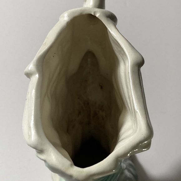 VTG Stuart McCulloch California Ceramics Swan White Flamingo Vase Figurine MCM - Picture 11 of 16